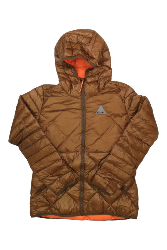 Orage Womens Sierra Gilltek Down Jacket Zip Front Button Front Snap Front