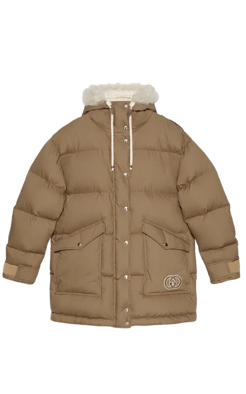 Padded Cotton Puffer Jacket Ribbed Jacket Pleated Jacket Ruffled Jacket