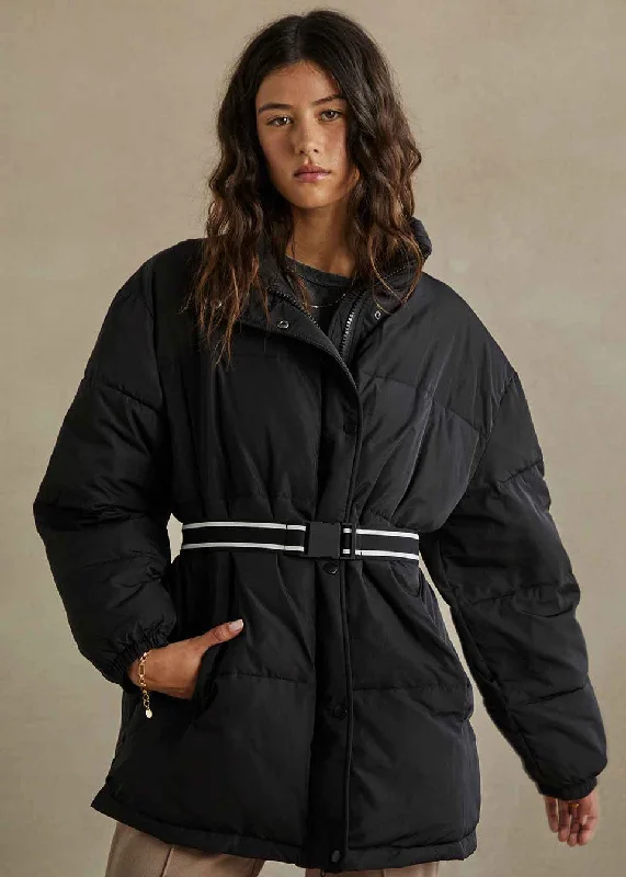 ROCKY PUFFER JACKET Welt Pockets Slit Pockets Flap Pockets