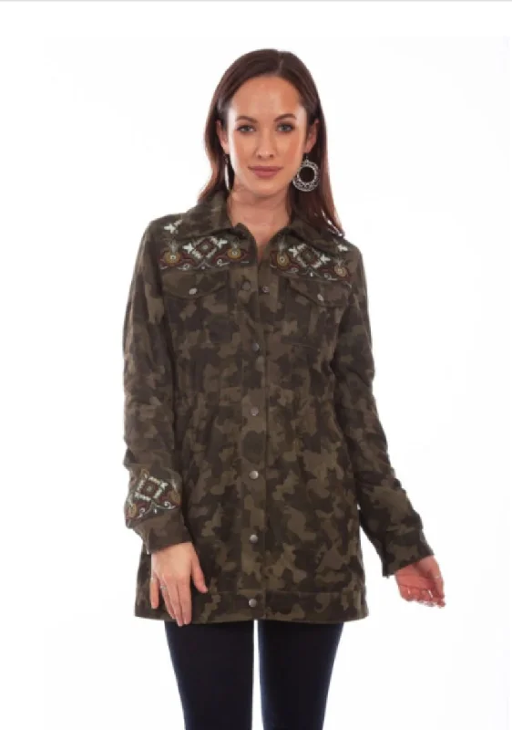 Scully Leather Camo Jacket Jacket Blazer Coat
