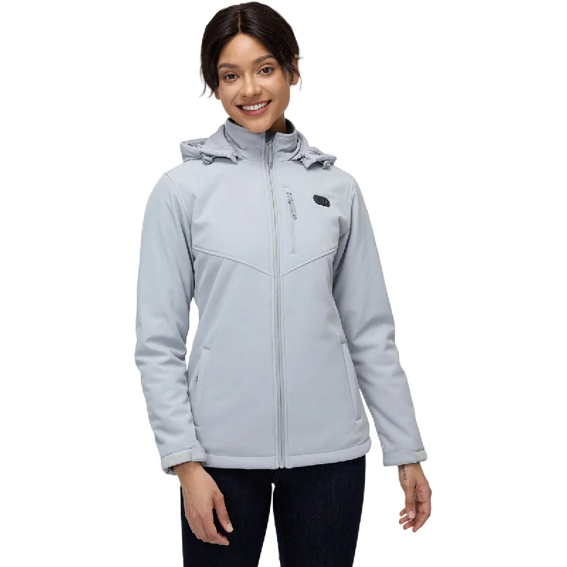 Ororo Women's Grey 5-Zone Heated Jacket Chenille Fabric Brocade Fabric Lace Fabric