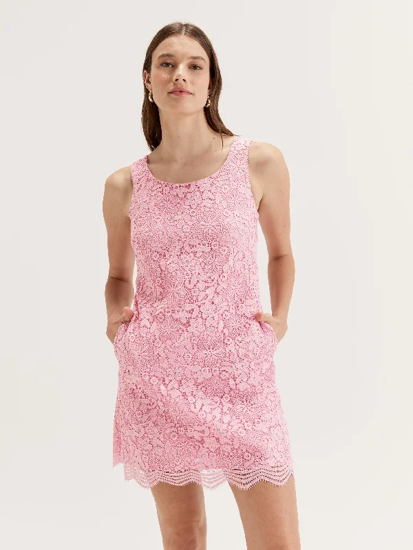 Bijou Mini Dress Trendy Button-Detail Mini Dress