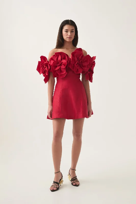 Etta Mini Dress Stylish Puff Sleeve Mini Dress