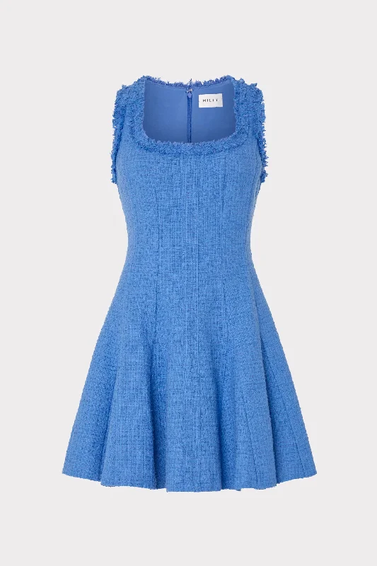 Juniper Boucle Mini Dress Cozy A-Line Mini Dress
