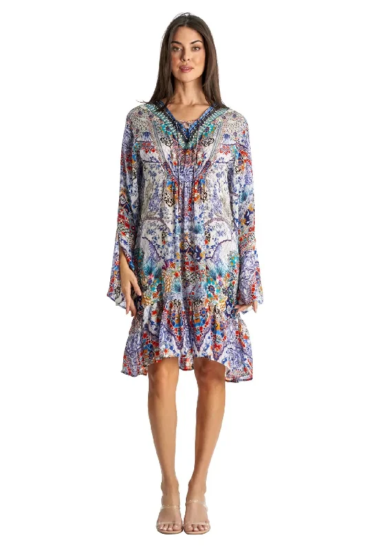Resort Wear Short Mini Dresses Comfortable Boho Mini Dress