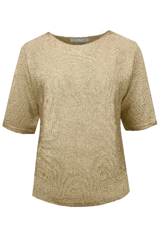 Bianca 48004 Biscuit Gold Olinde Jumper Terry Blend Velvet Blend Canvas Blend