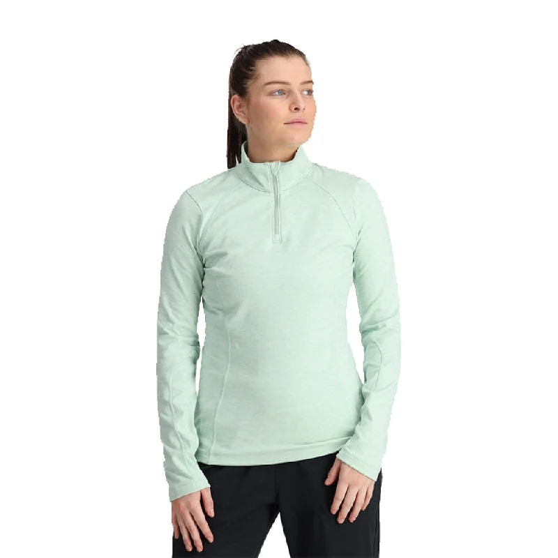 Accord 1/2 Zip Jumper - Womens Houndstooth Herringbone Solid