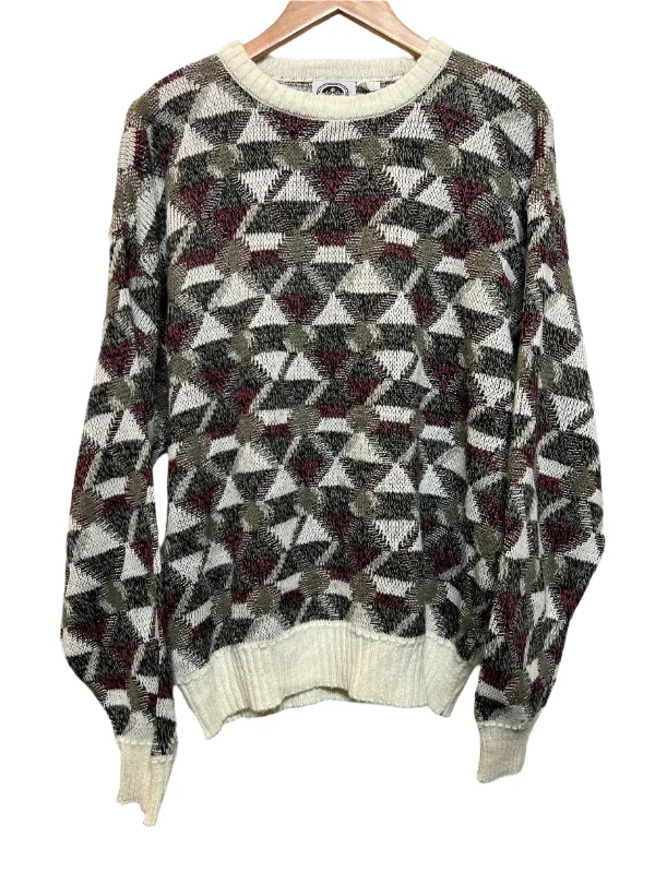 Brittany Bay Women's Brown Knitted Jumper (Size XL) Transparent Opaque Sheer