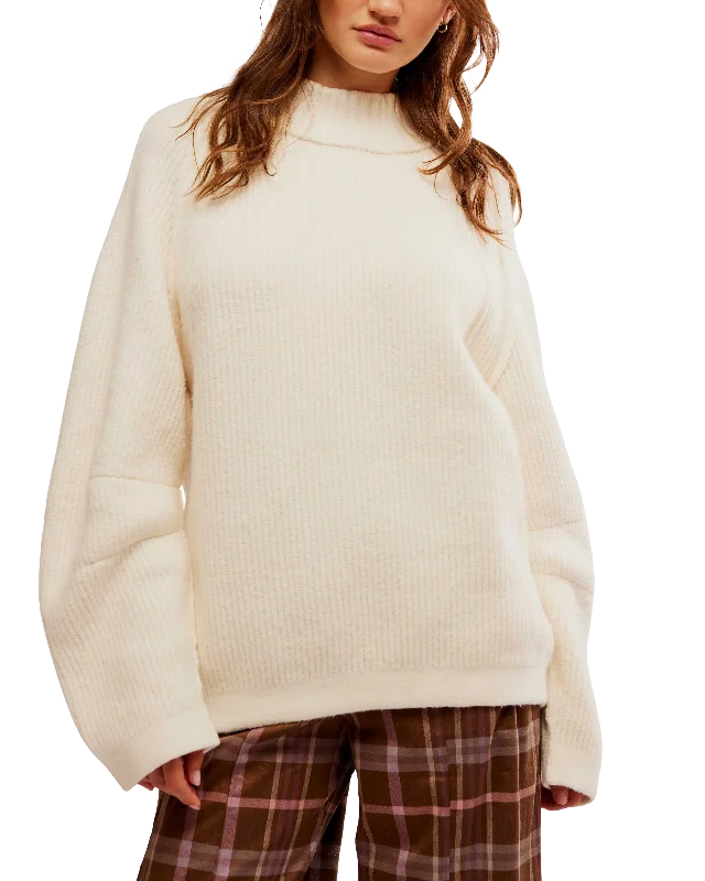 Sunbeam Jumper in Coconut Milk Spandex Blend Rayon Blend Denim Blend