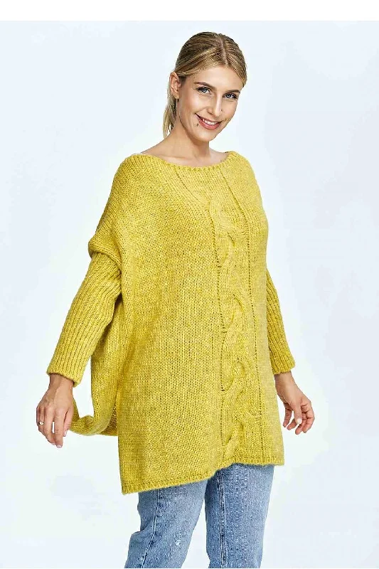 Jumper Figl Print Jacquard Patchwork