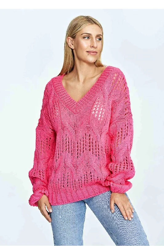 Jumper Figl Chenille Brocade Lace