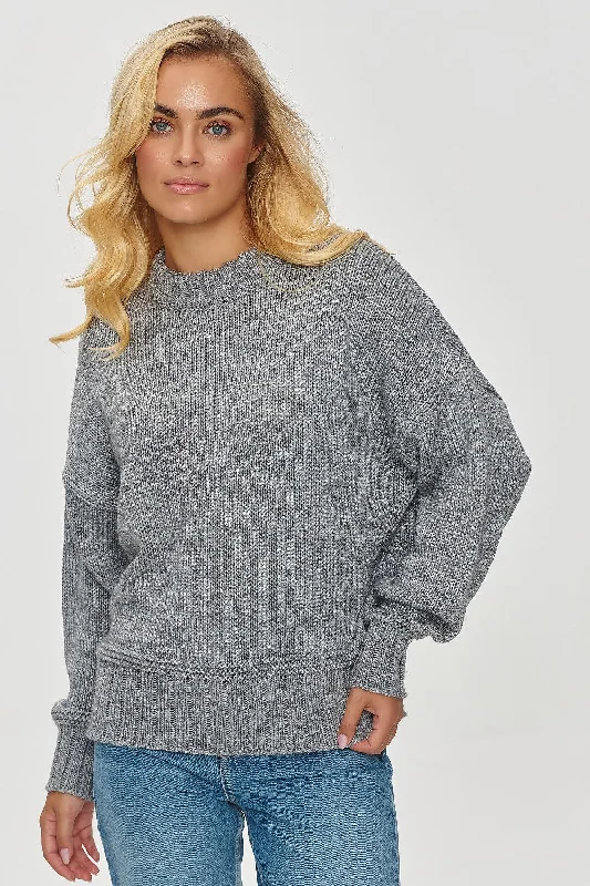 Jumper Makadamia Open Front Closed Front Wrap Front