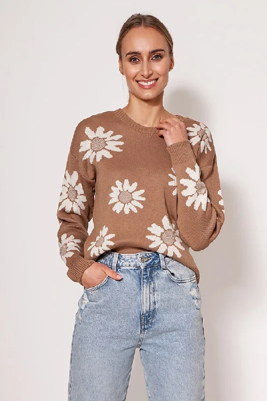 Jumper MKM Hooded Sweater Collared Sweater Shawl Collar