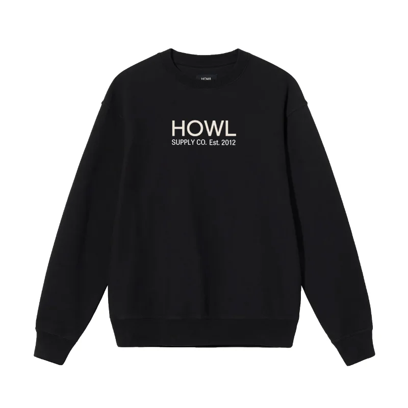 Logo Crew Jumper Chenille Blend Fleece Blend Nylon Blend