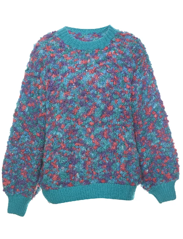 Multi-colour Jumper - XL Bright Pastel Dark