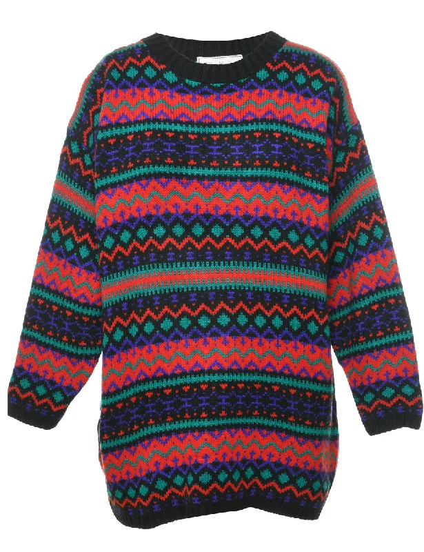 Nordic Jumper - L Wool Fabric Cashmere Fabric Tweed Fabric