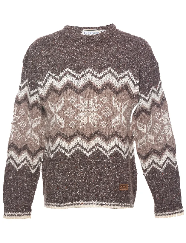 Nordic Jumper - M Slim Fit Regular Fit Oversized