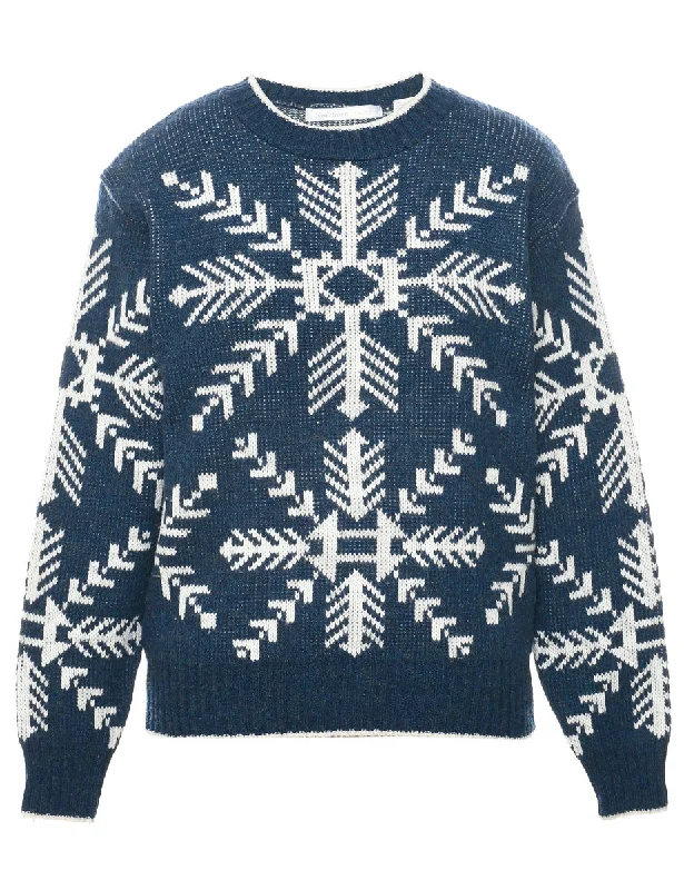 Nordic Jumper - M Sweater Knitwear Pullover
