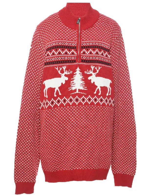 Red Jumper - XL Lightweight Heavyweight Midweight