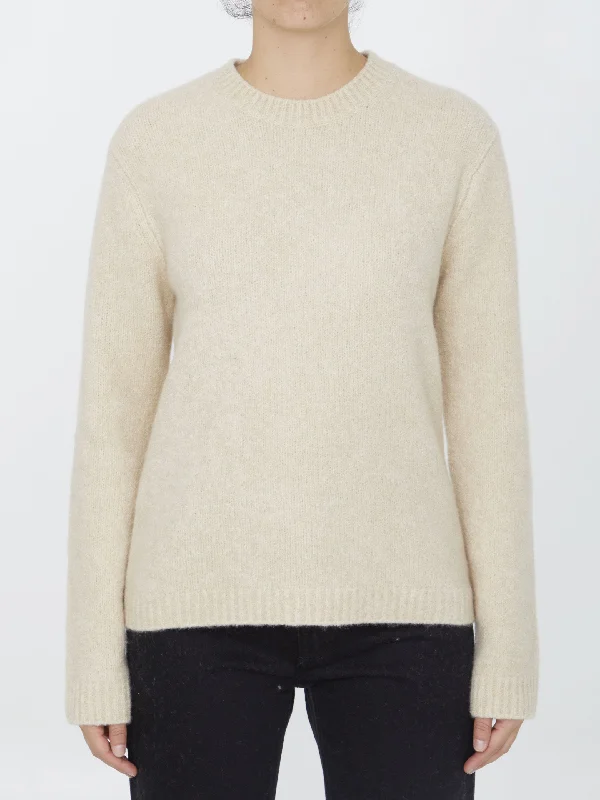 Silas Jumper Denim Fabric Leather Fabric Suede Fabric