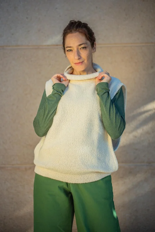 Sleeveless Jumper Fenna - Cloudy Fleece Fleece Sweater Nylon Polyester