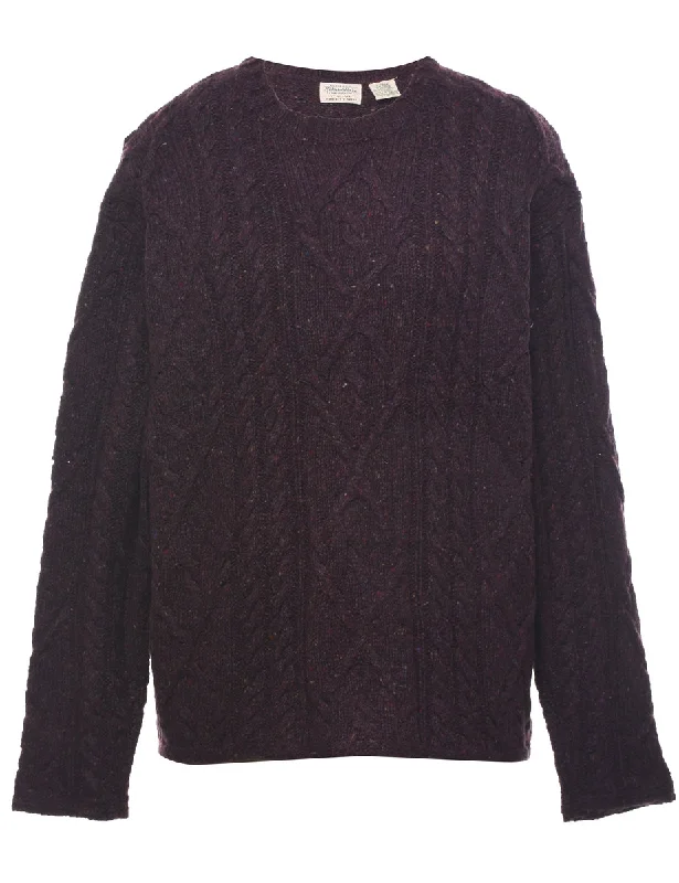 St John's Bay Jumper - L Zippered Front Buttoned Front Snap Front