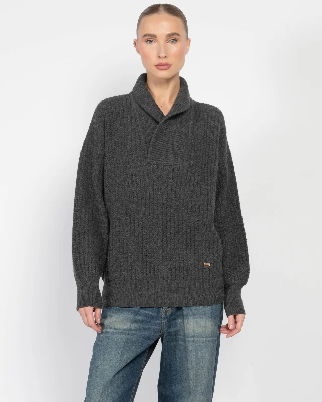 Shawl Jumper Seamless Knitted Crochet