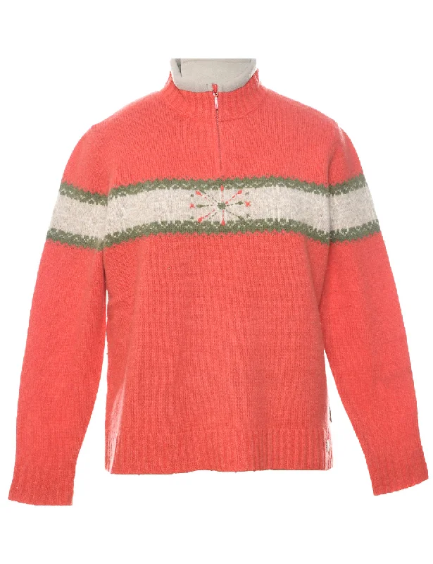 Woolrich Nordic Jumper - L Fitted Slim Tailored