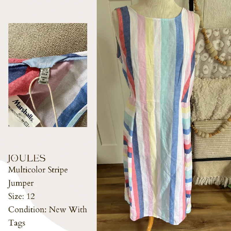 Joules Multicolor Stripe Jumper Hooded Caped Shawl Collar