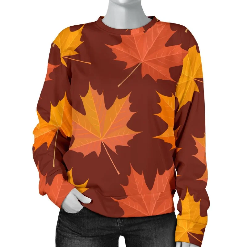Canada Print Pattern Women's Sweatshirt Hoodie with Raglan Sleeves Sporty Comfortable