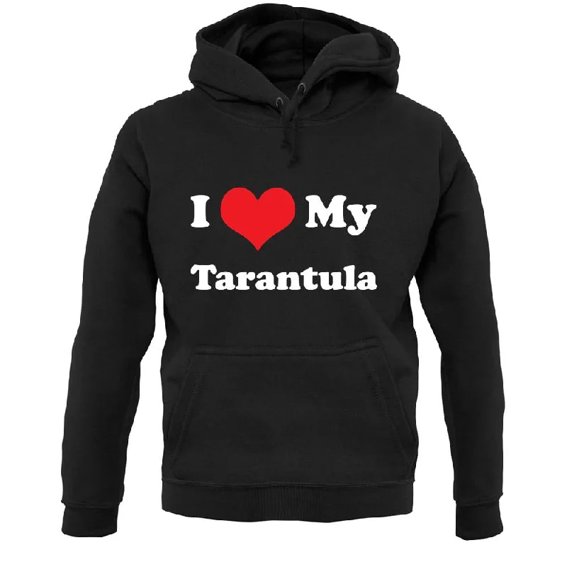 I Love My Tarantula Unisex Hoodie Hoodie with Cropped Fit Short Trendy