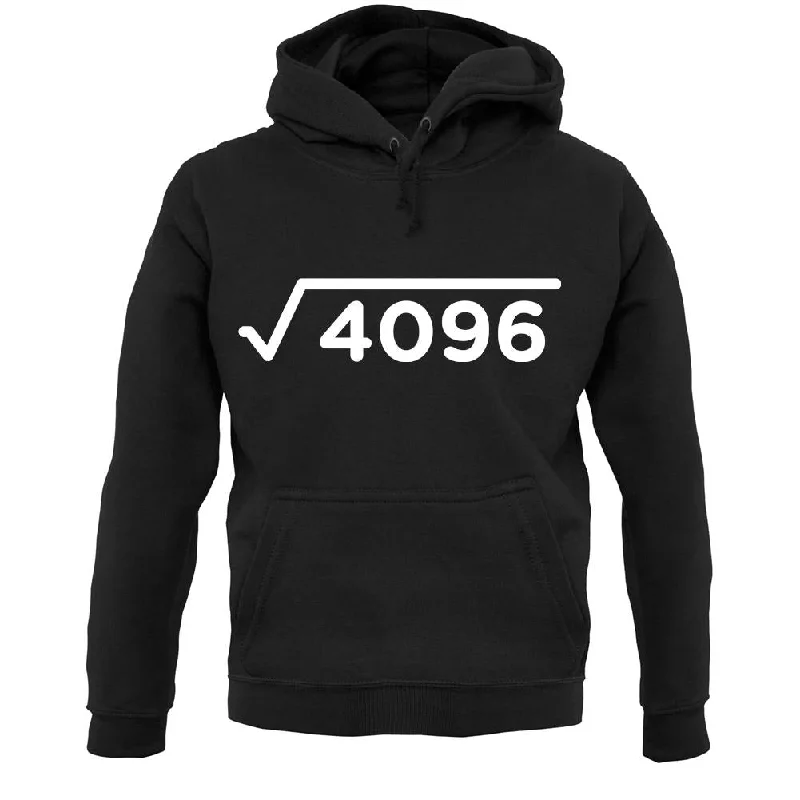 Square Root Birthday 64 Unisex Hoodie Hoodie with Pattern Geometric Abstract