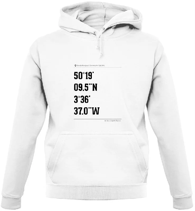 Surfing Coordinates Blackpool Sands Unisex Hoodie Hoodie Crop Top Short Trendy
