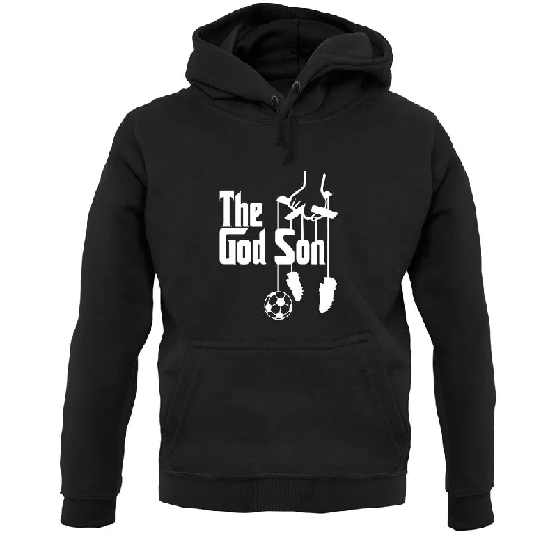 The God Son Unisex Hoodie Hoodie with Hem Fringe Bohemian Relaxed