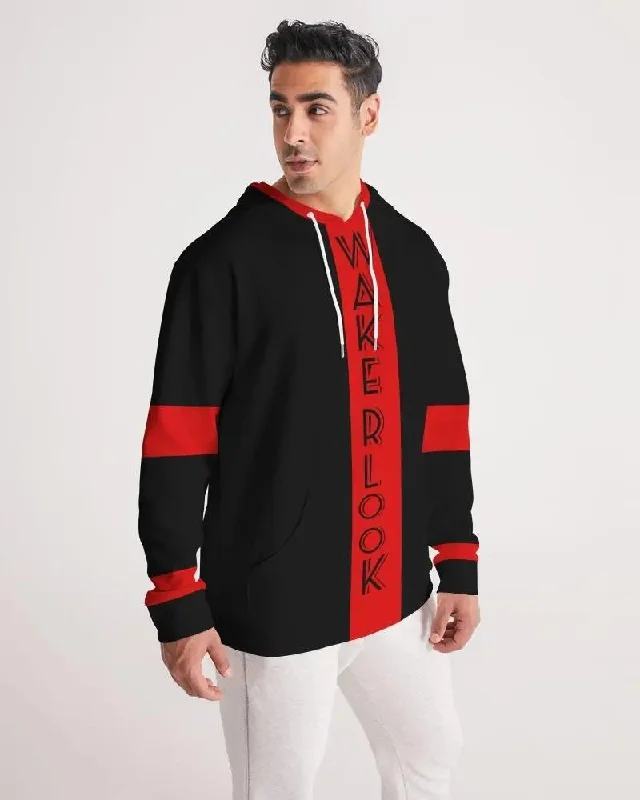 Wakerlook Men's Flex Hoodie with Adjustable Drawstring & Hand Pocket - Soft & Durable Hoodie with Side Slits Relaxed Casual