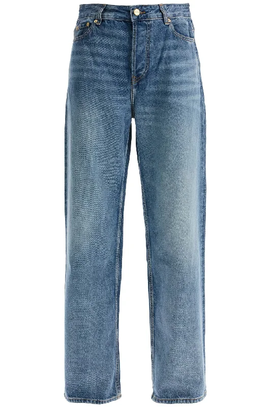 Baggy Jeans With Iz  - Blue Chic Vintage-Inspired Denim Jeans