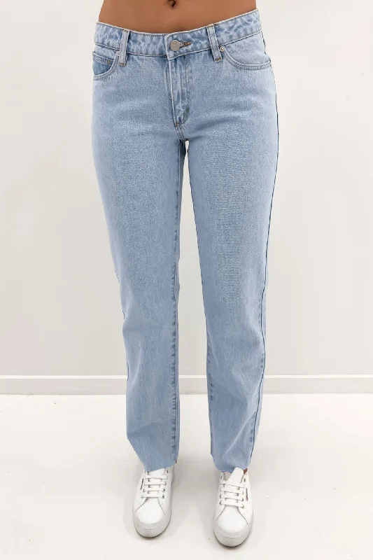 A 99 Low Straight Jean Walk Away Fashionable Raw Hemmed Jeans