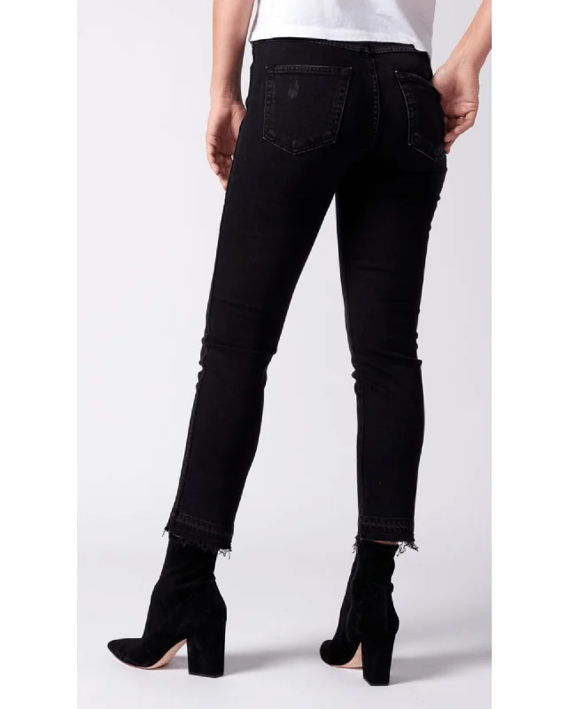 Babe Jean- Black Magic Chic Rolled Cuff Denim Jeans