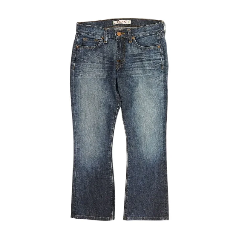 Blue Solid Jeans Comfortable Faded High-Rise Jeans