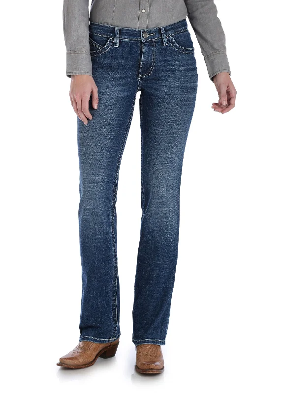 Wrangler Ladies Utimate Riding Jean - Willow - 38" Leg - WRW60DS38 Trendy Skinny Fit Jeans