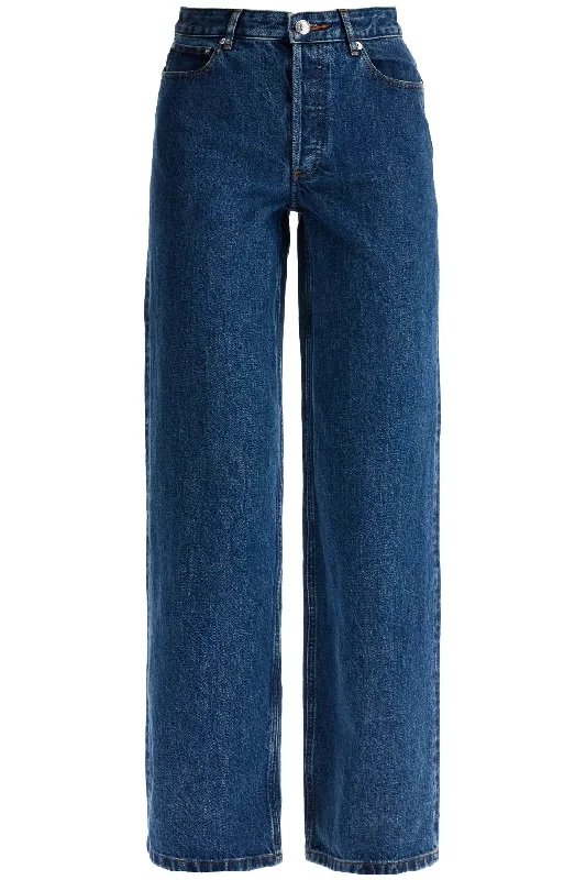 A.P.C. straight-cut elisabeth jeans Chic Rolled Cuff Denim Jeans