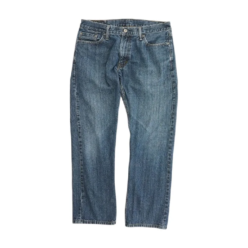 514 Solid Straight Jeans Trendy Flared Leg Jeans