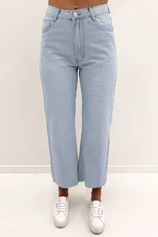 Alaska Jean Light Blue Classic Black Denim Jeans