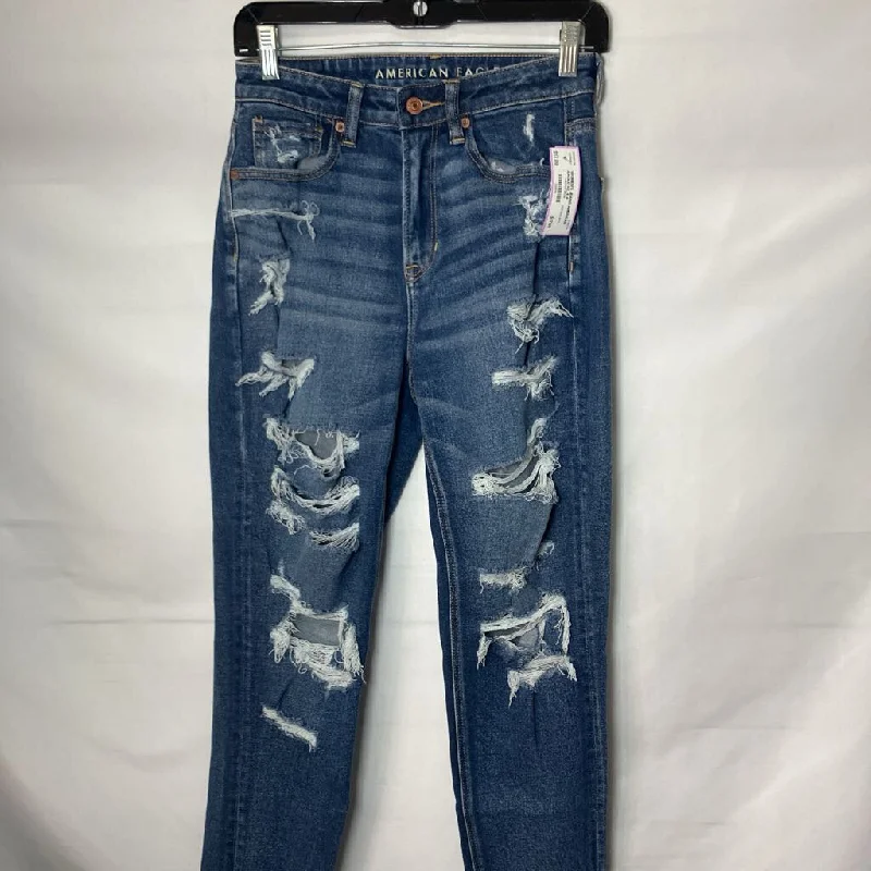 AMERICAN EAGLE WOMEN'S JEANS 4 Fashionable Slouchy Fit Jeans