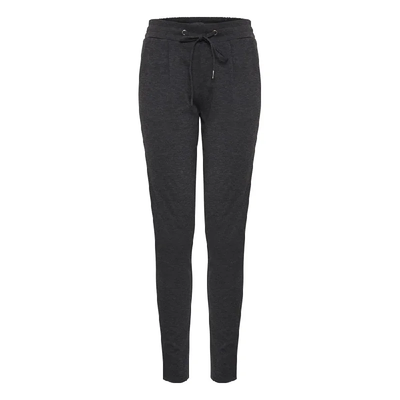 Gray Polyester Jeans & Pant Cozy Stretch High-Waist Jeans