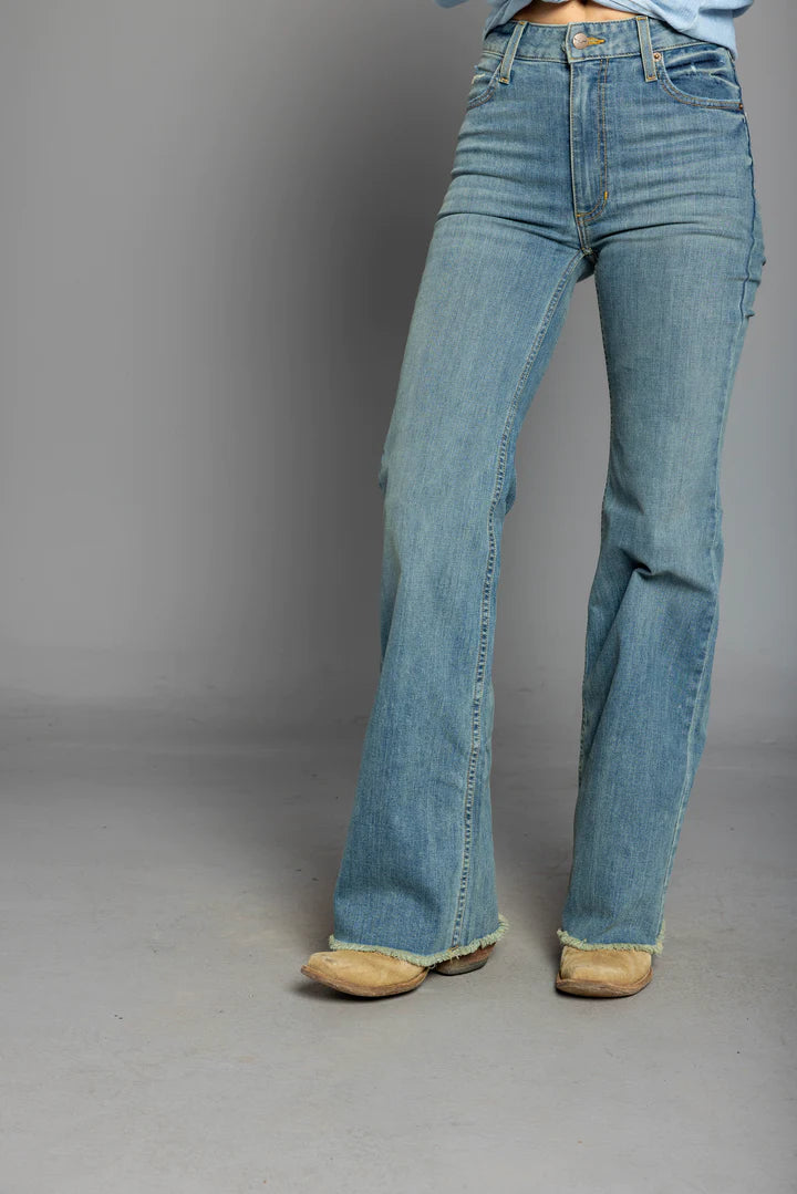 Kimes Ranch USA Ladies Olivia Blue Jeans - 30", 32", 34" and 36" Leg Comfortable Stretch Fit Jeans