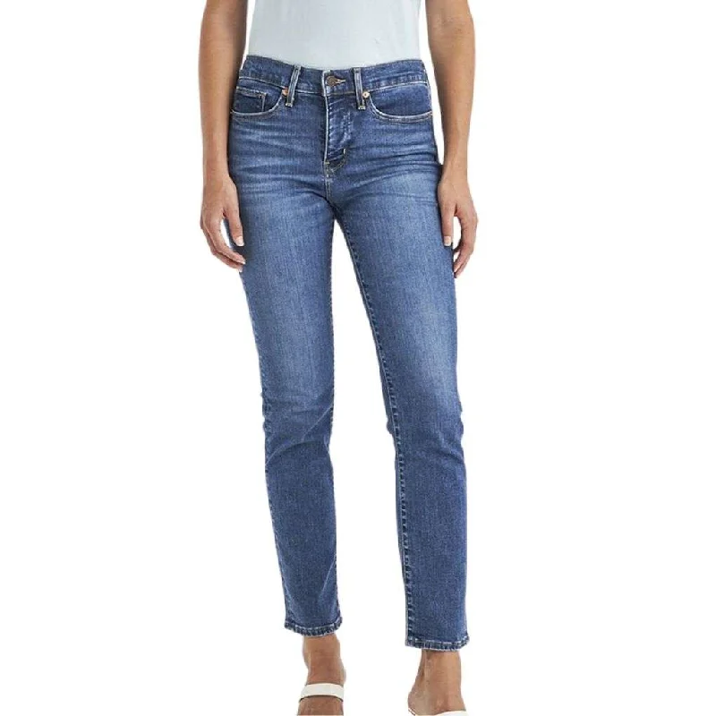 Levi 312 Ladies Shaping Slim Jeans 32 Leg Blue Wave Mid Elegant Wide-Leg Jeans