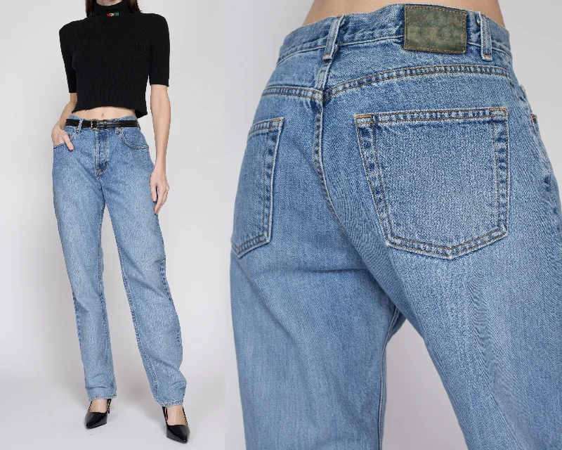Medium 90s Gap Loose Fit Mom Jeans 30" Tall Chic Double Waistband Jeans