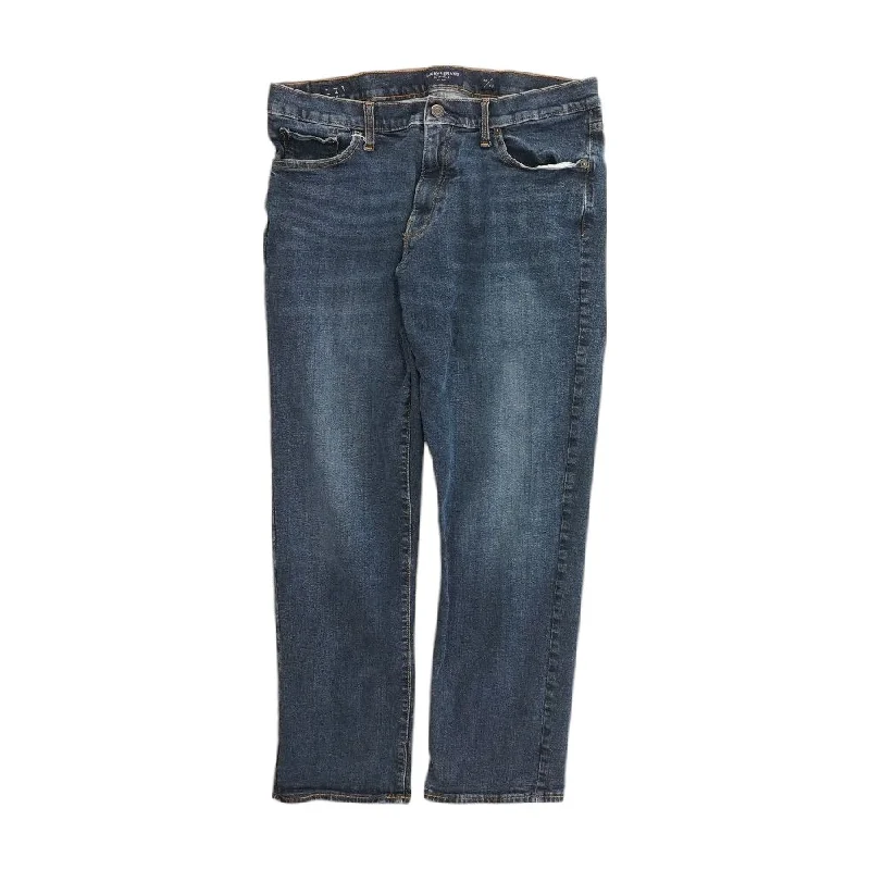 Solid Straight Jeans Elegant Wide-Leg Jeans