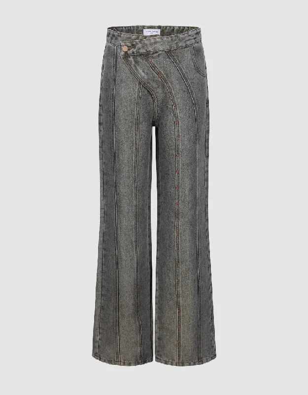 Straight Jeans Fashionable Jeggings Style Jeans